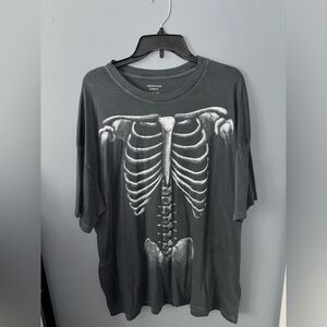 Oversized Skeleton Bone Shirt
